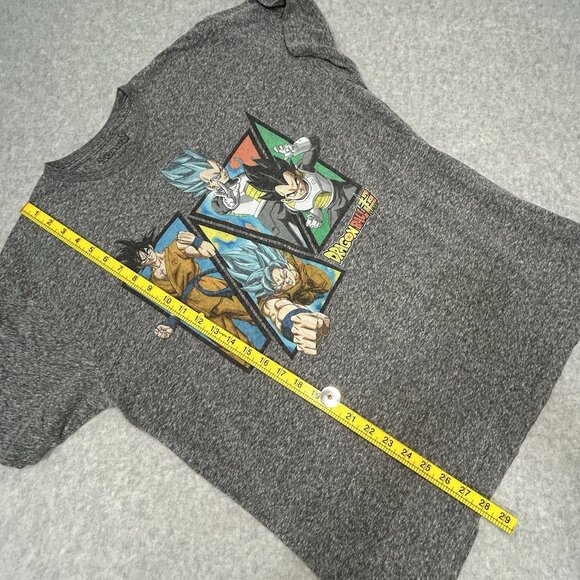 DRAGON BALL SUPER T-Shirt Mens XL Gray TOEI Animation Cotton Poly Anime Tee - Picture 5 of 6